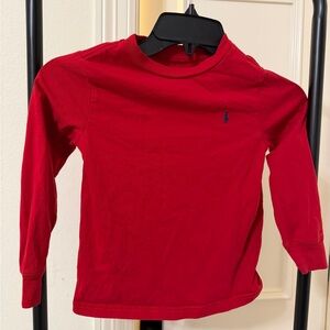 Polo by Ralph Lauren Kids Classic Red Long Sleeve Tee